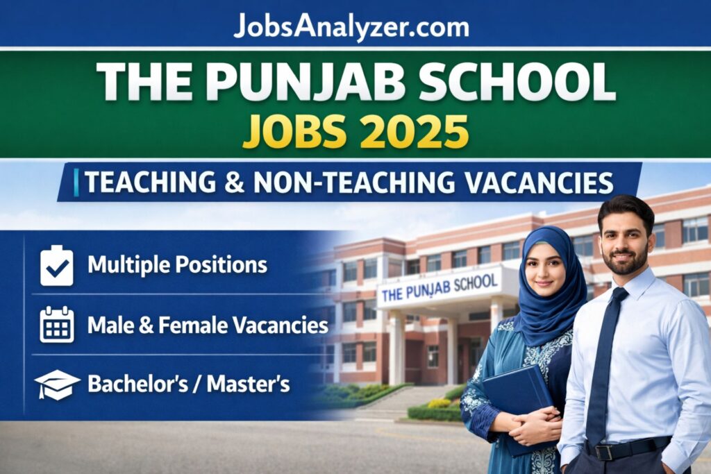 The Punjab School Jobs 2025 | JobsAnalyzer.com