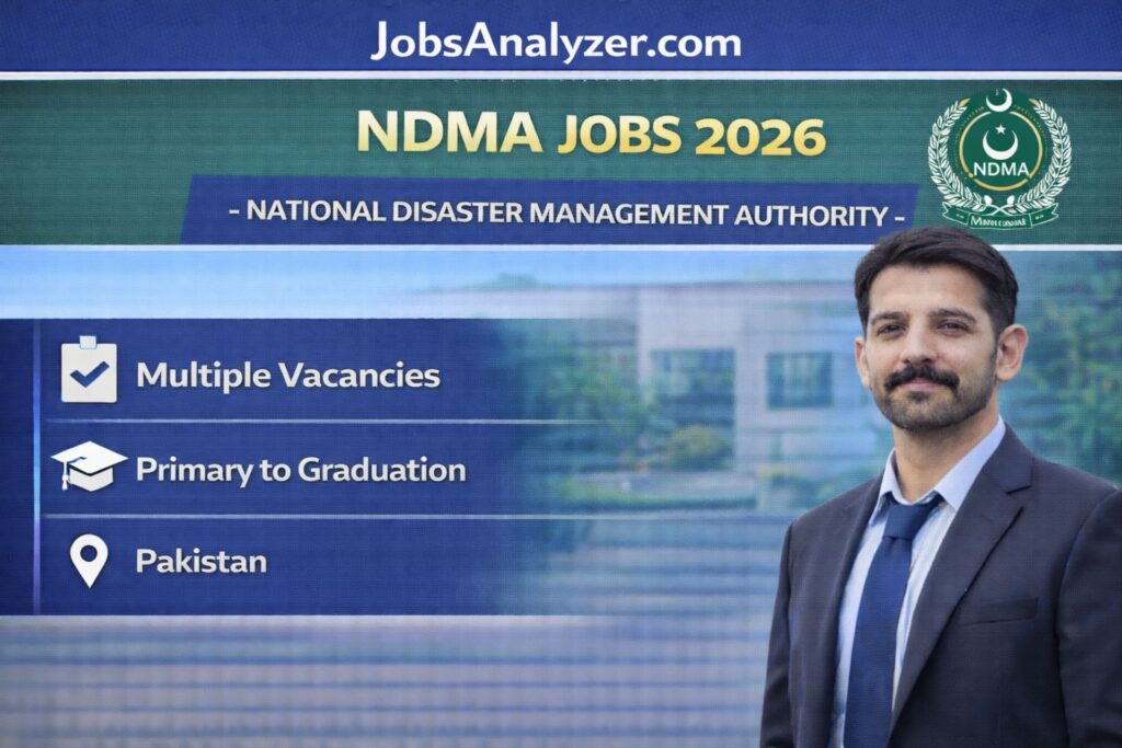 NDMA Jobs 2026 | JobsAnalyzer.com