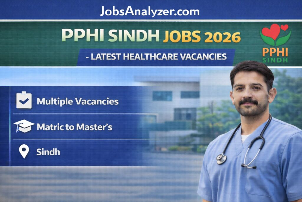 PPHI Sindh Jobs 2026 | JobsAnalyzer.com