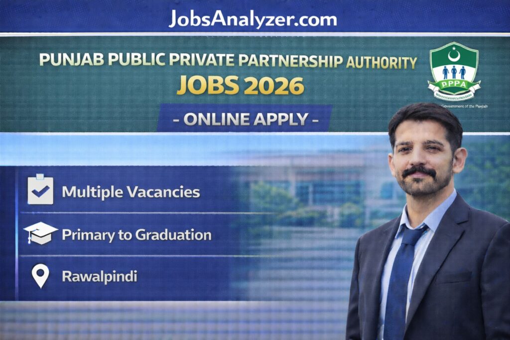 Punjab Public Private Partnership Authority Jobs 2026 | JobsAnalyzer.com