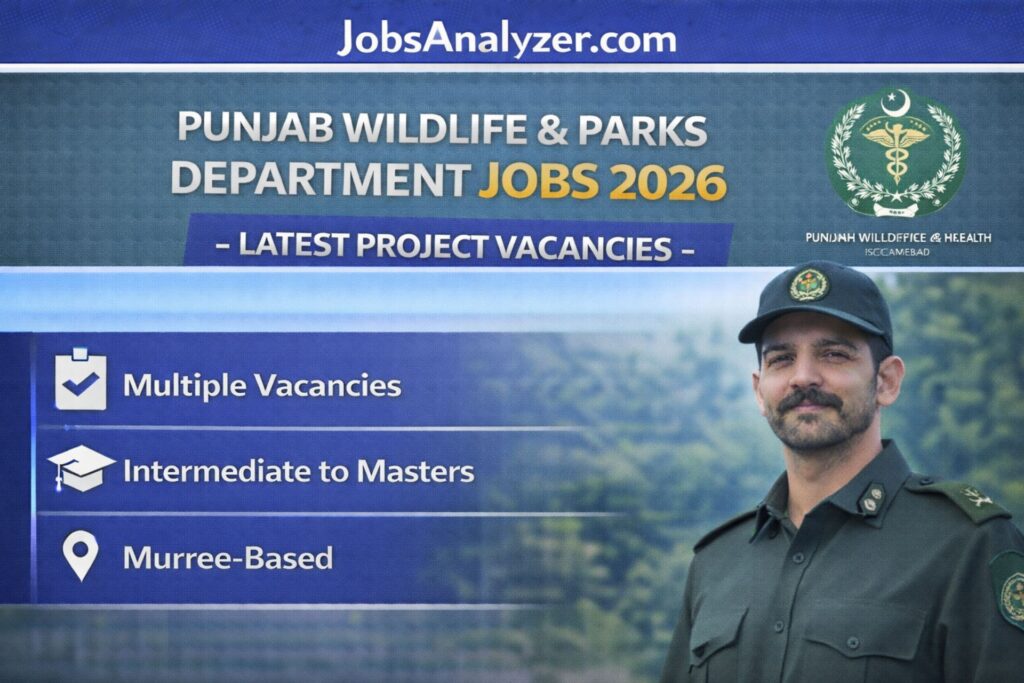 Punjab Wildlife & Parks Department Jobs 2026 | JobsAnalyzer.com