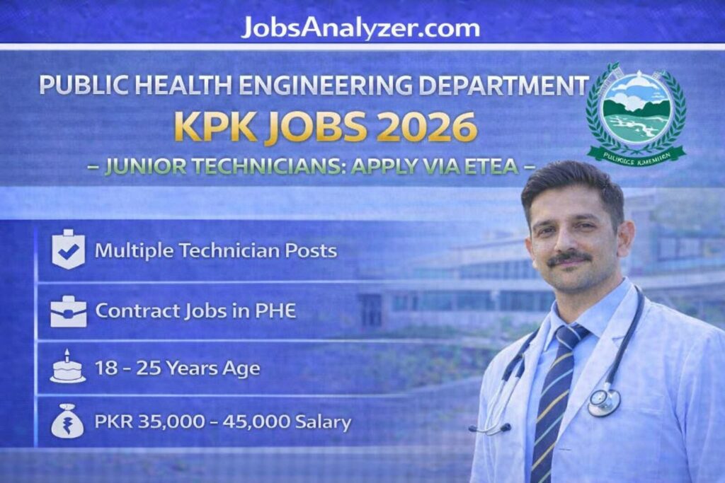 Public Health Engineering Department KPK Jobs | JobsAnalyzer.com