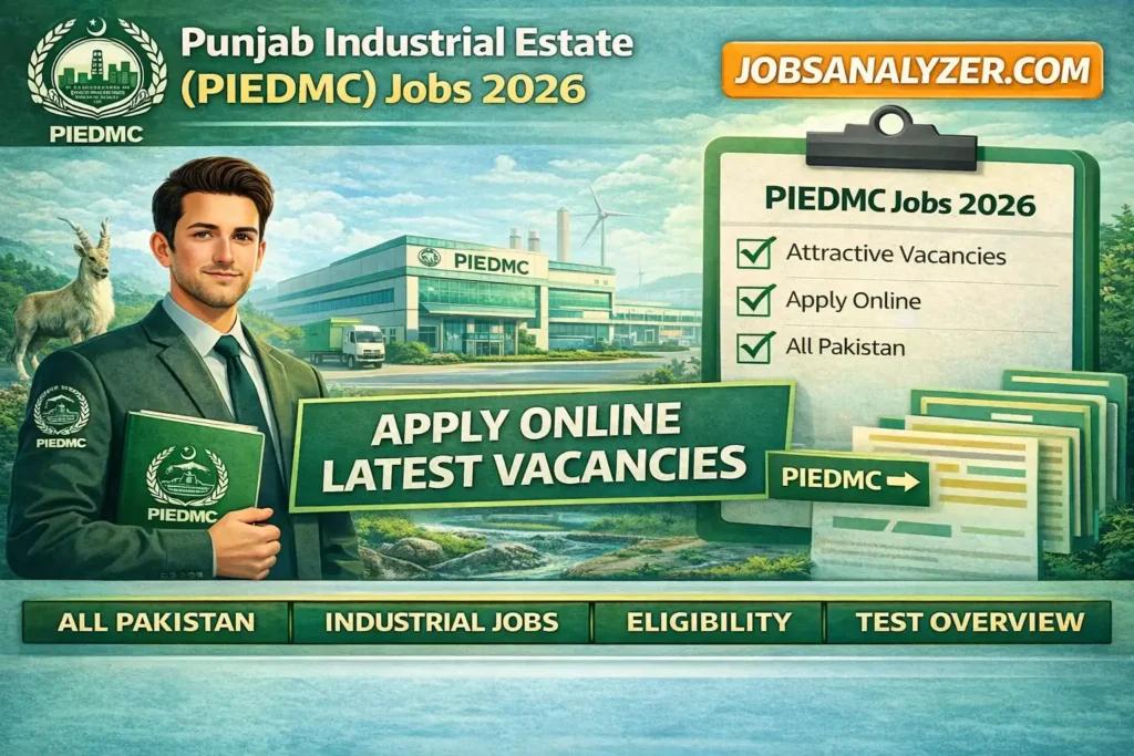 Punjab Industrial Estate (PIEDMC) Jobs 2026 | JobsAnalyzer.com