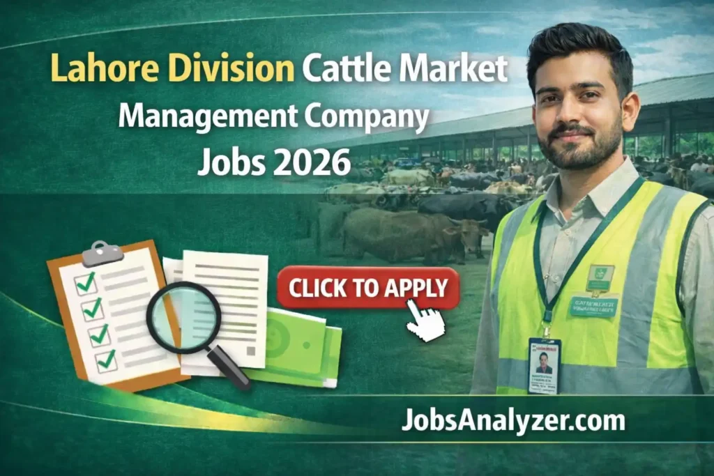 Lahore Division Cattle Market Management Company Jobs | JobsAnalyzer.com