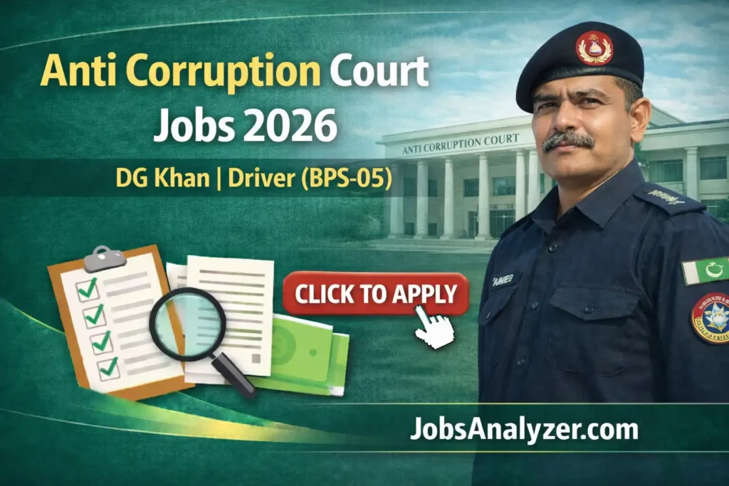 Anti Corruption Court Jobs | JobsAnalyzer.com