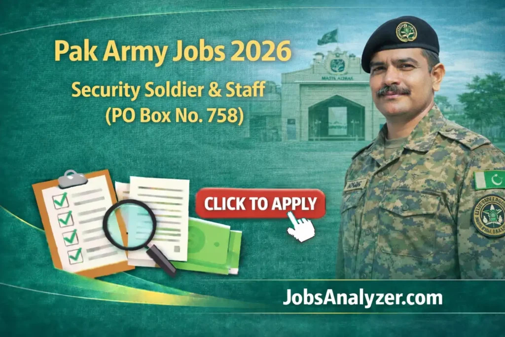 Pak Army Jobs | JobsAnalyzer.com