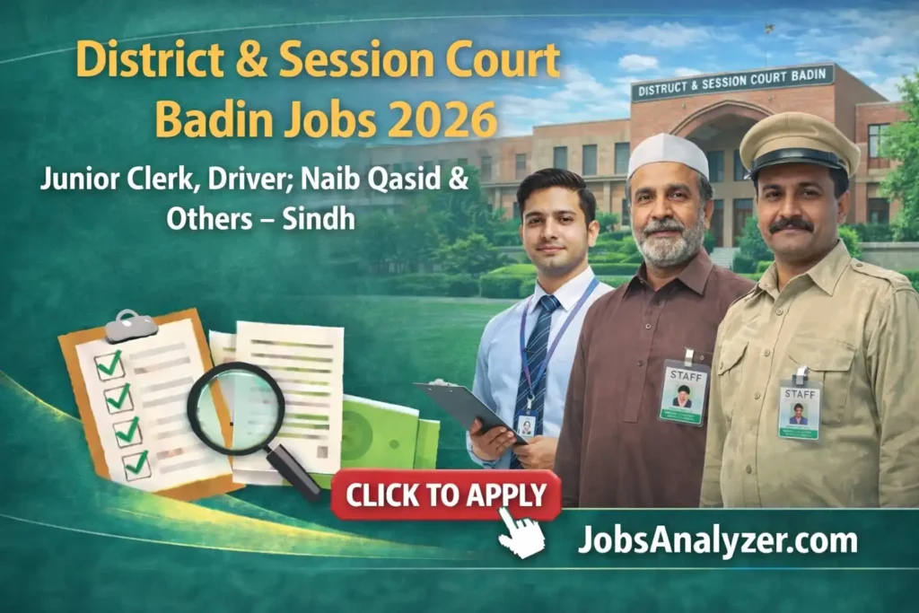 District & Session Court Badin Jobs | JobsAnalyzer.com