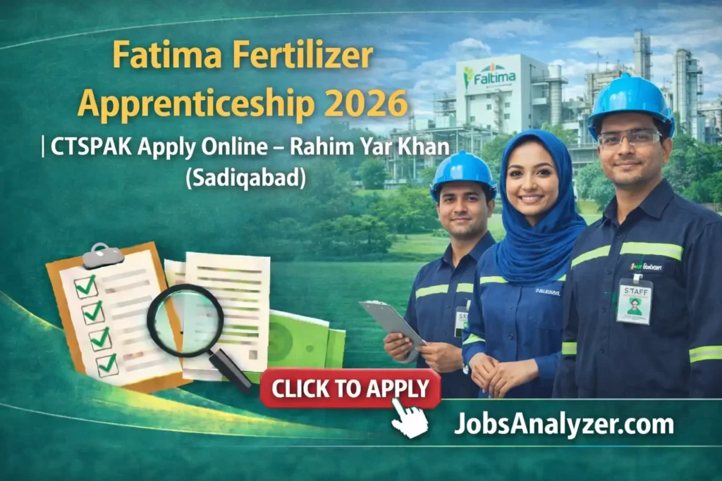Fatima Fertilizer Apprenticeship | JobsAnalyzer.com