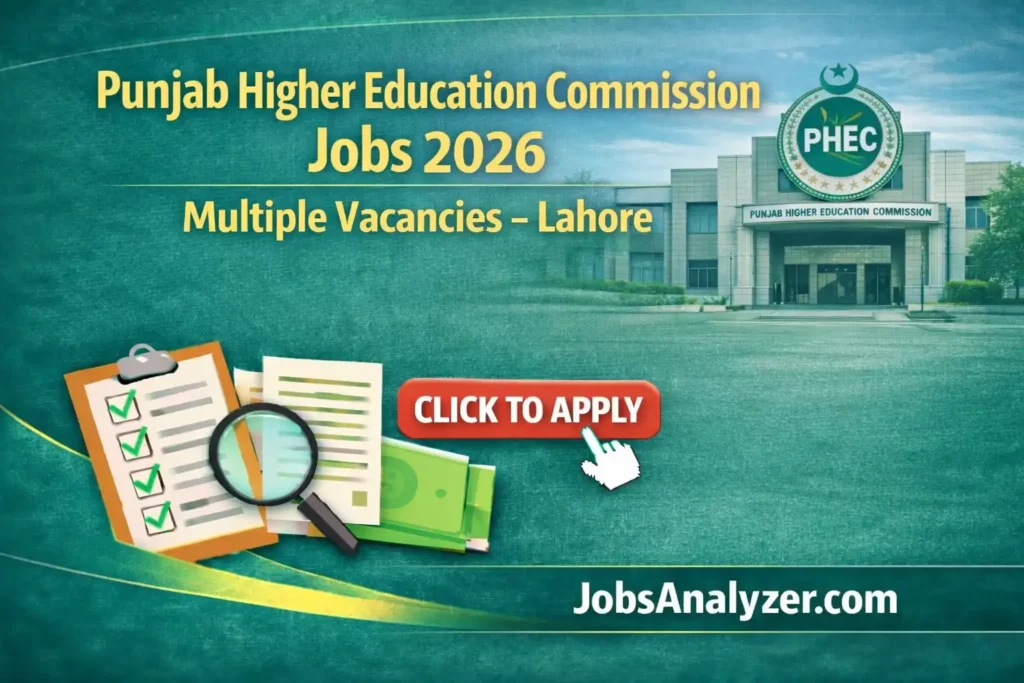 Punjab Higher Education Commission Jobs | jobsAnalyzer.com