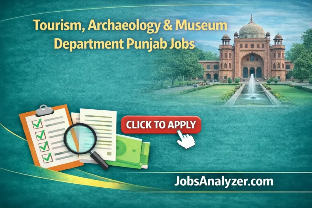 Tourism, Archaeology & Museum Department Punjab Jobs | JobsAnalyzer.com