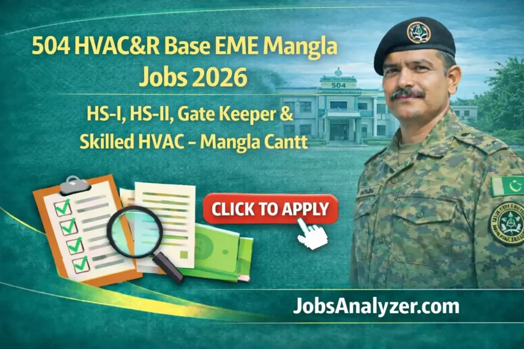 504 HVAC&R Base EME Mangla Jobs | JobsAnalyzer.com