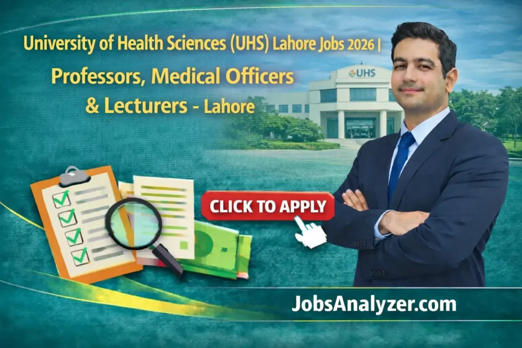 University of Health Sciences (UHS) Lahore Jobs | jobsAnalyzer.com