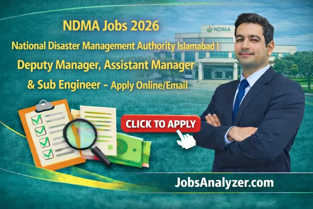 NDMA Jobs | National Disaster Management Authority Islamabad | JobsAnalyzer.com