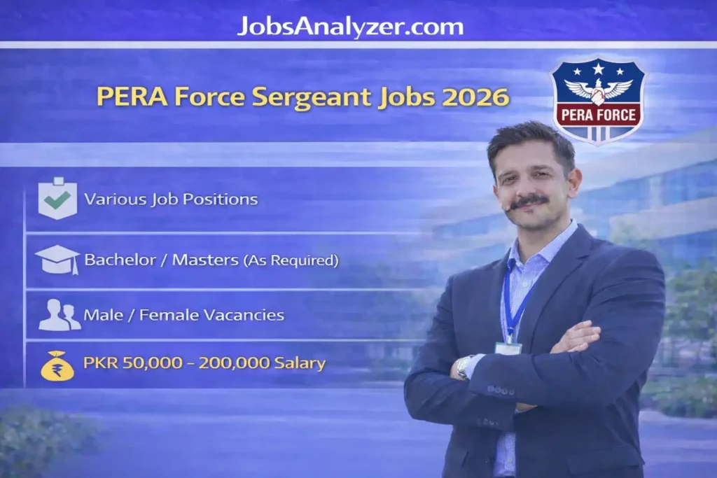 PERA Force Sergeant Jobs 2026
