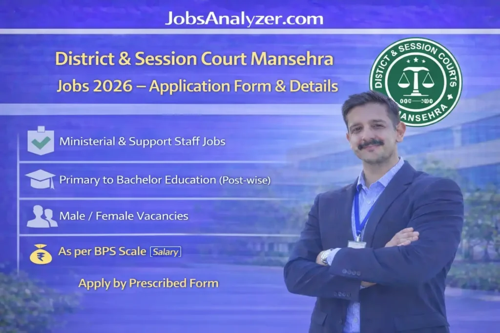 District & Session Court Mansehra Jobs 2026 | JobsAnalyzer.com