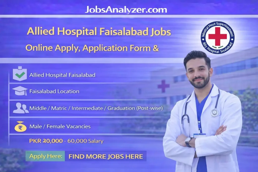 Allied Hospital Faisalabad Jobs 2026