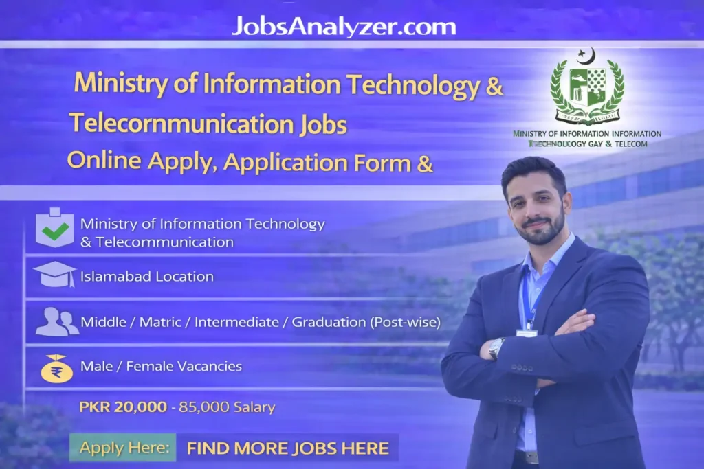 Ministry of Information Technology & Telecommunication (MOITT) Jobs 2026