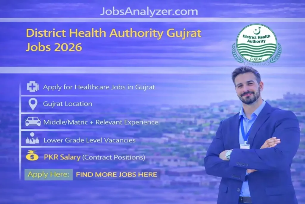 District Health Authority Gujrat Jobs 2026 | jobsanalyzer.com