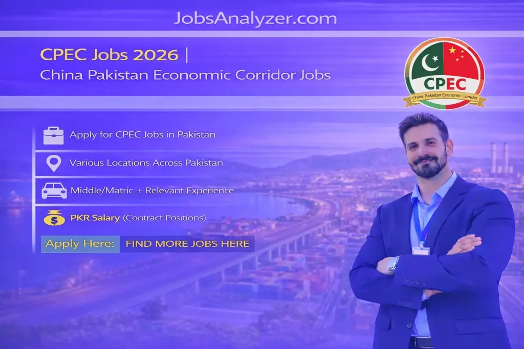 CPEC Jobs 2026 | China Pakistan Economic Corridor Jobs | JobsAnalyzer.com
