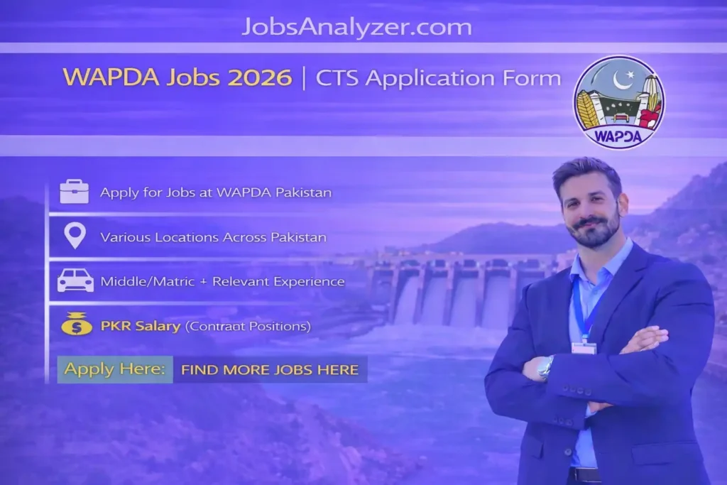 WAPDA Jobs 2026 | CTS Application Form | jobsAnalyzer.com