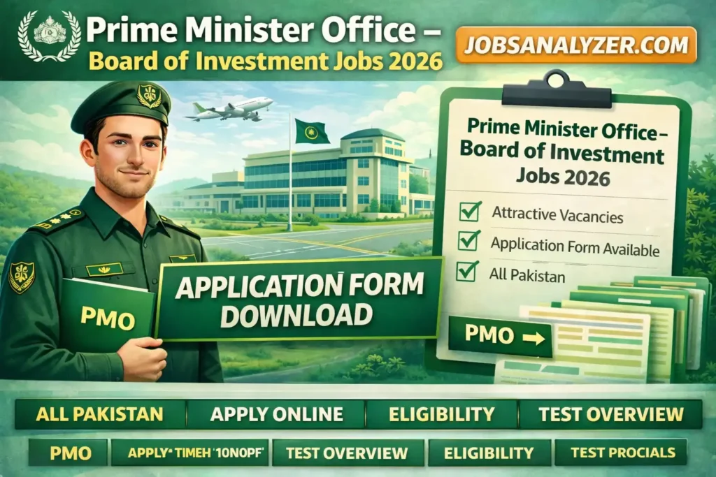 Prime Minister Office | Board of Investment Jobs 2026 | JobsAnalyzer.com
