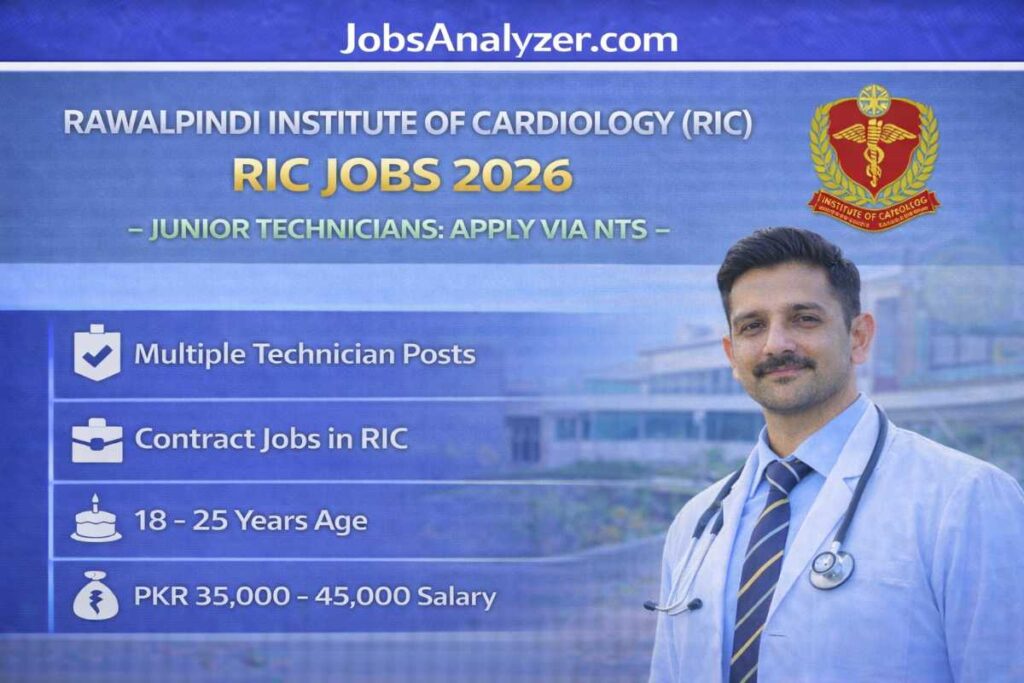 Rawalpindi Institute of Cardiology (RIC) Jobs 2026 | JobsAnalyzer.com