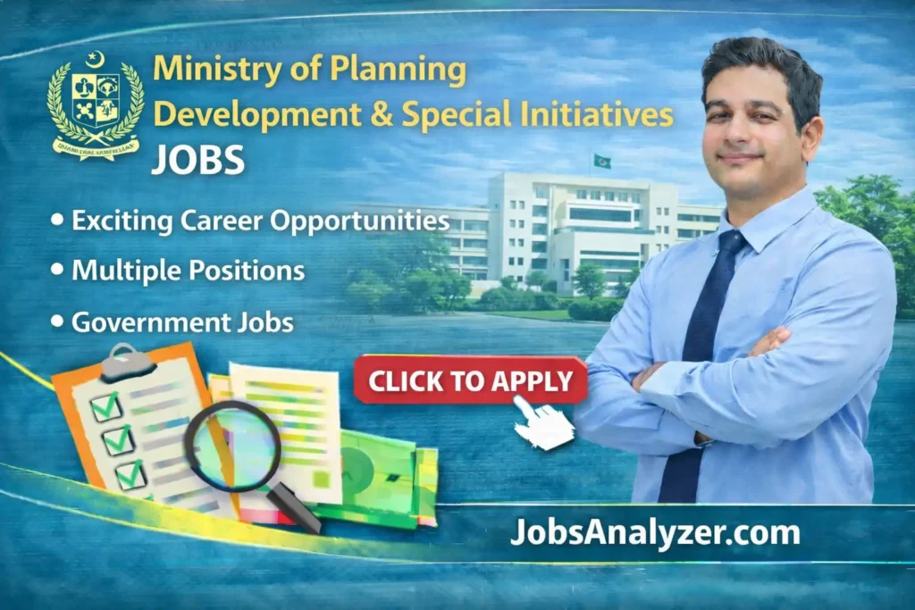 Ministry of Planning Development & Special Initiatives Jobs | JobsAnalyzer.com