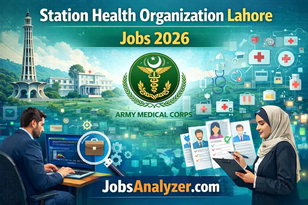Station Health Organization Lahore Jobs 2026