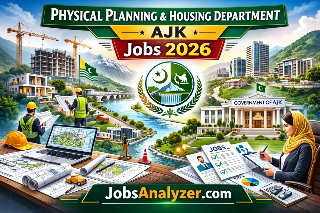 Physical Planning & Housing Department AJK Jobs 2026