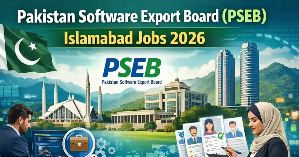 Pakistan Software Export Board (PSEB) Islamabad Jobs 2026