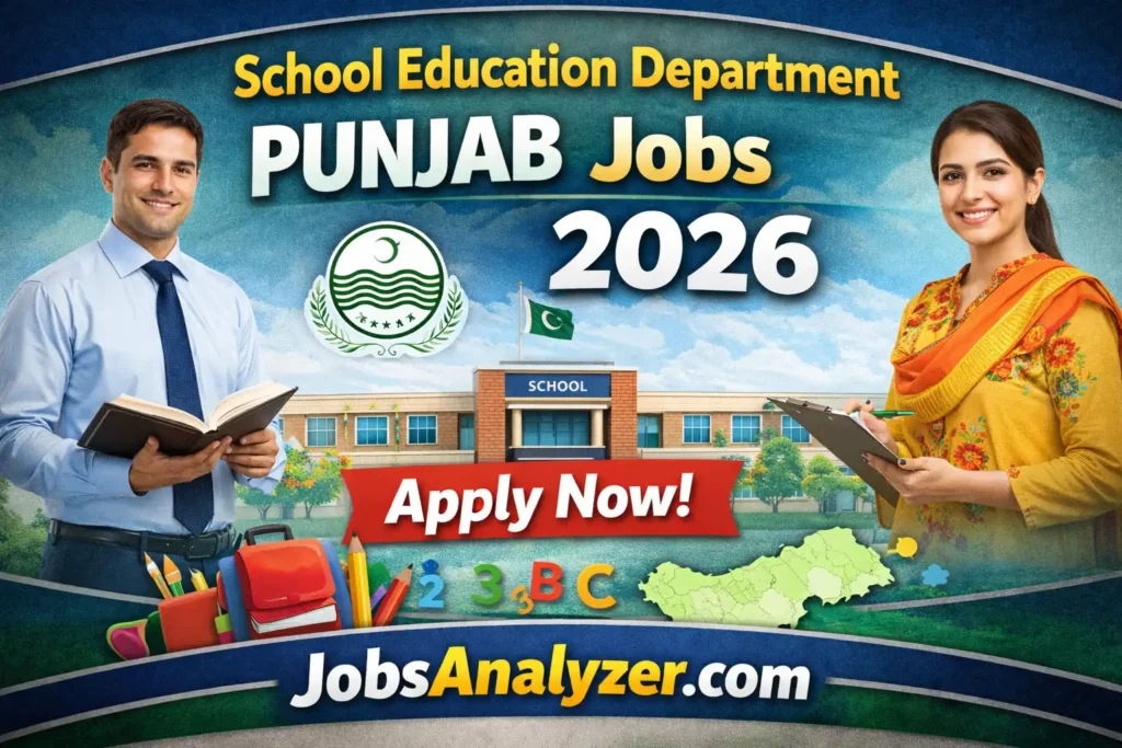 School Education Department Punjab Jobs 2026