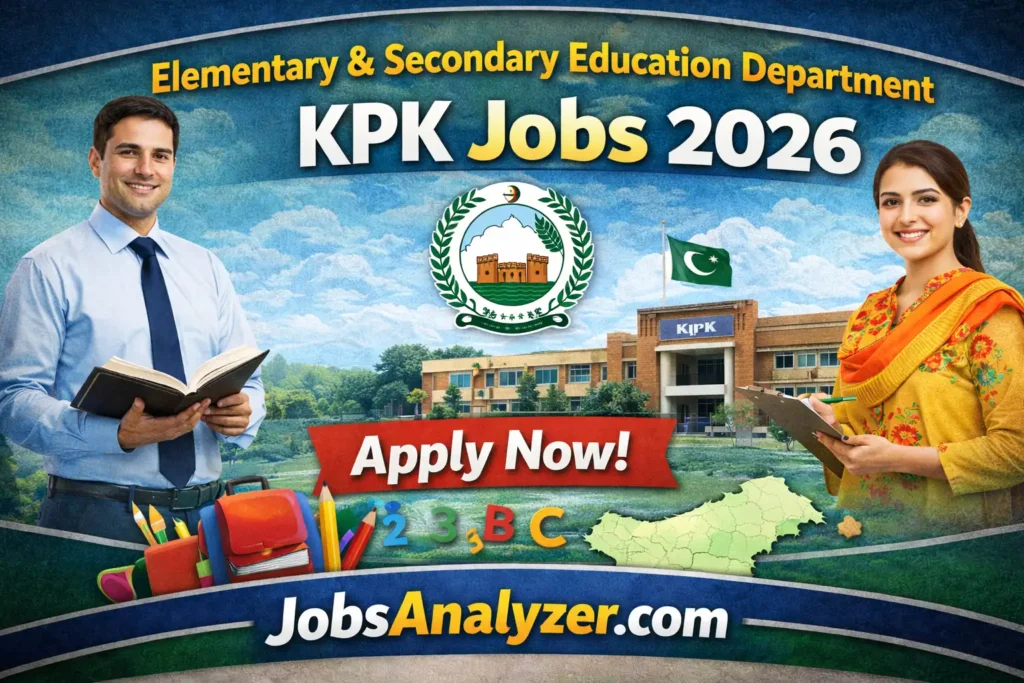 Elementary & Secondary Education Department KPK Jobs 2026