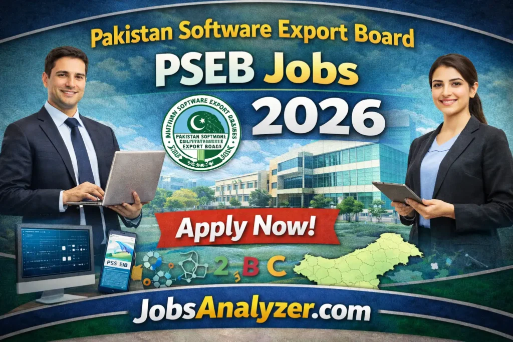 Pakistan Software Export Board (PSEB) Jobs 2026