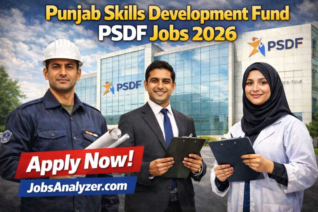 Punjab Skills Development Fund PSDF Jobs 2026