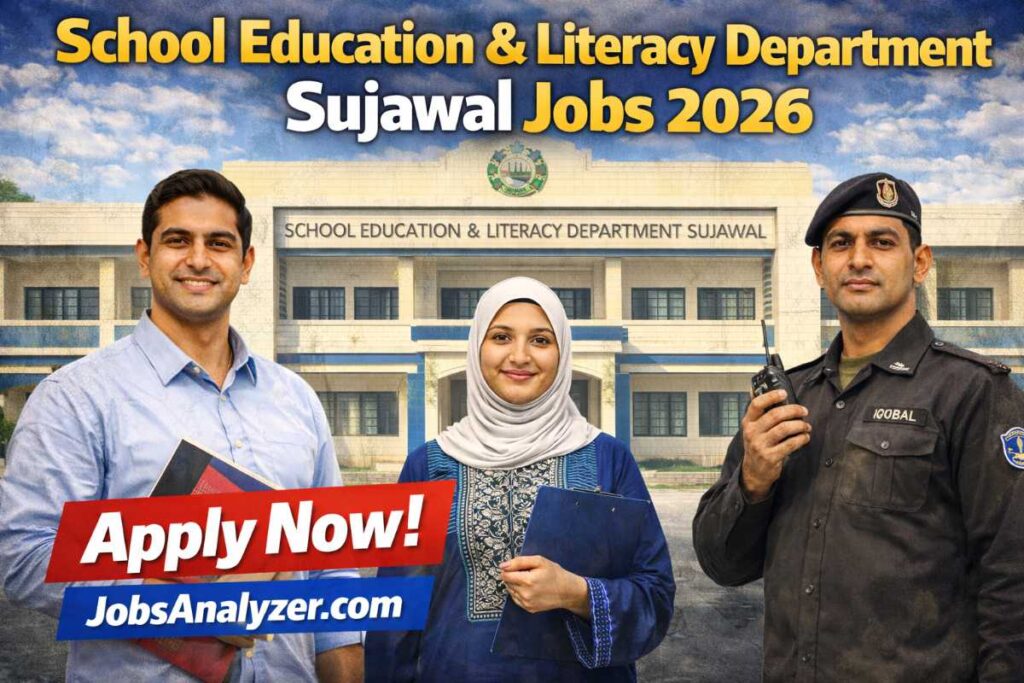 School Education & Literacy Department Sujawal Jobs 2026